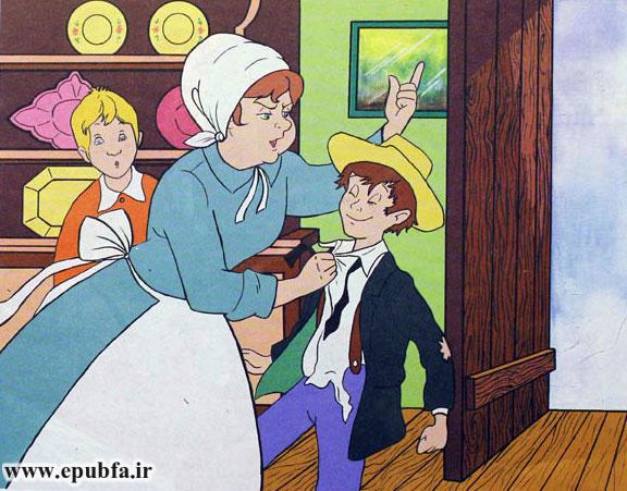 تام سایر پسربچه یتیمی بود که در خانه عمة فقیرش «پولی» زندگی میکرد